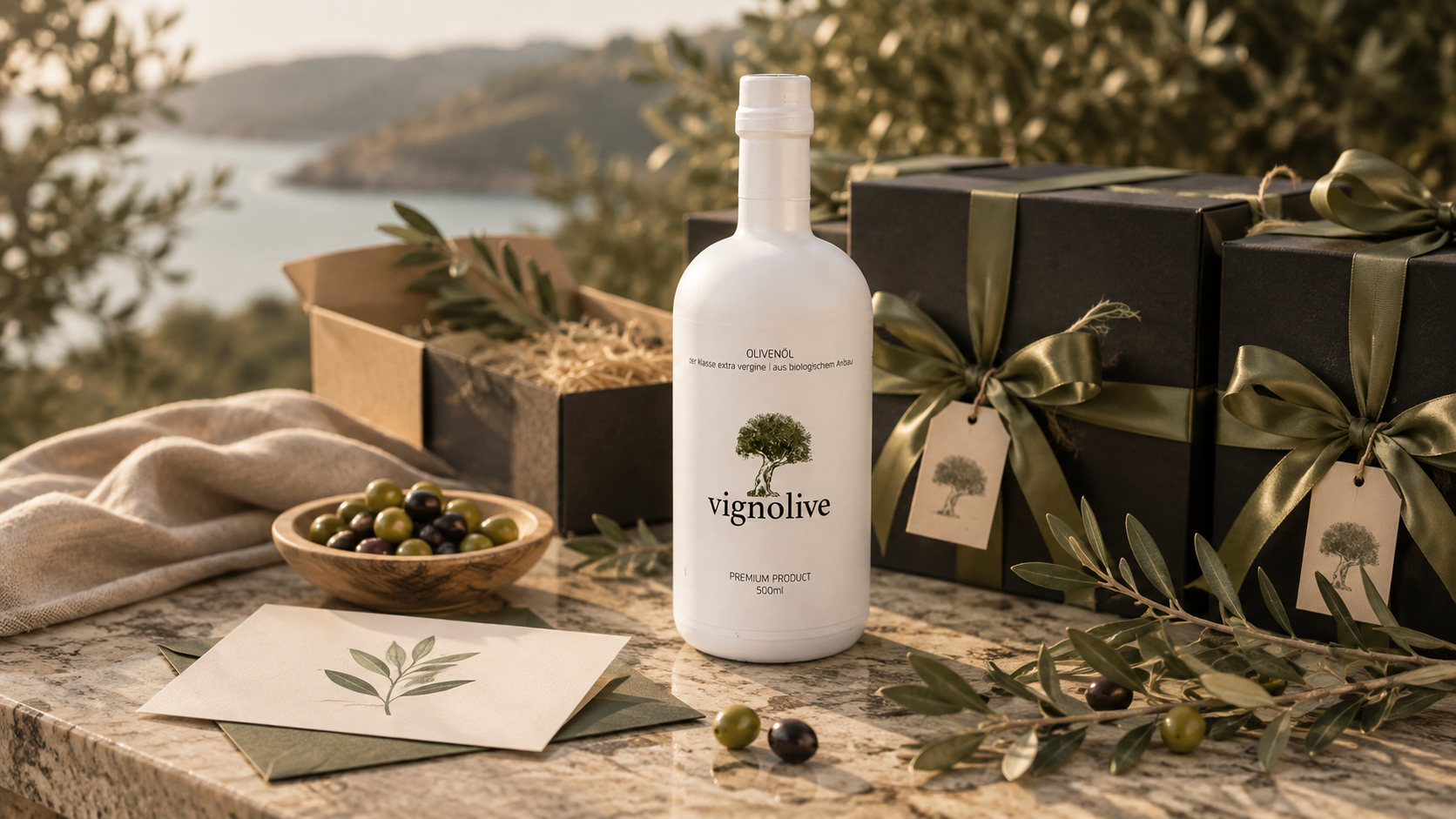 Personalisierte Olivenölflaschen von Vignolive
