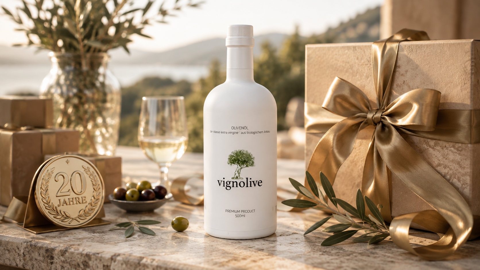 Personalisierte Olivenölflaschen von Vignolive