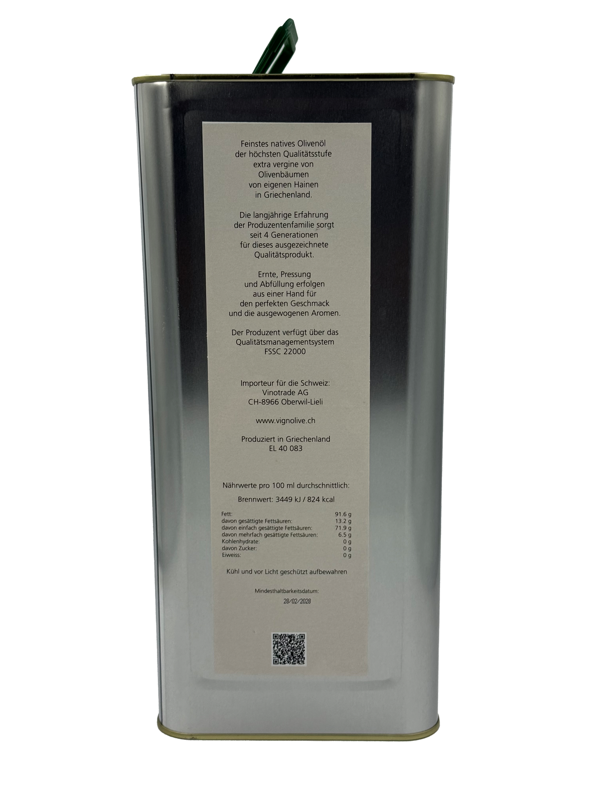 Premium Olivenöl aus Griechenland – 5 Liter Vorteilskanister